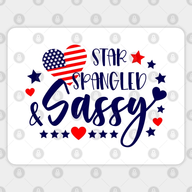 Sassy 4th Sticker by richhwalsh